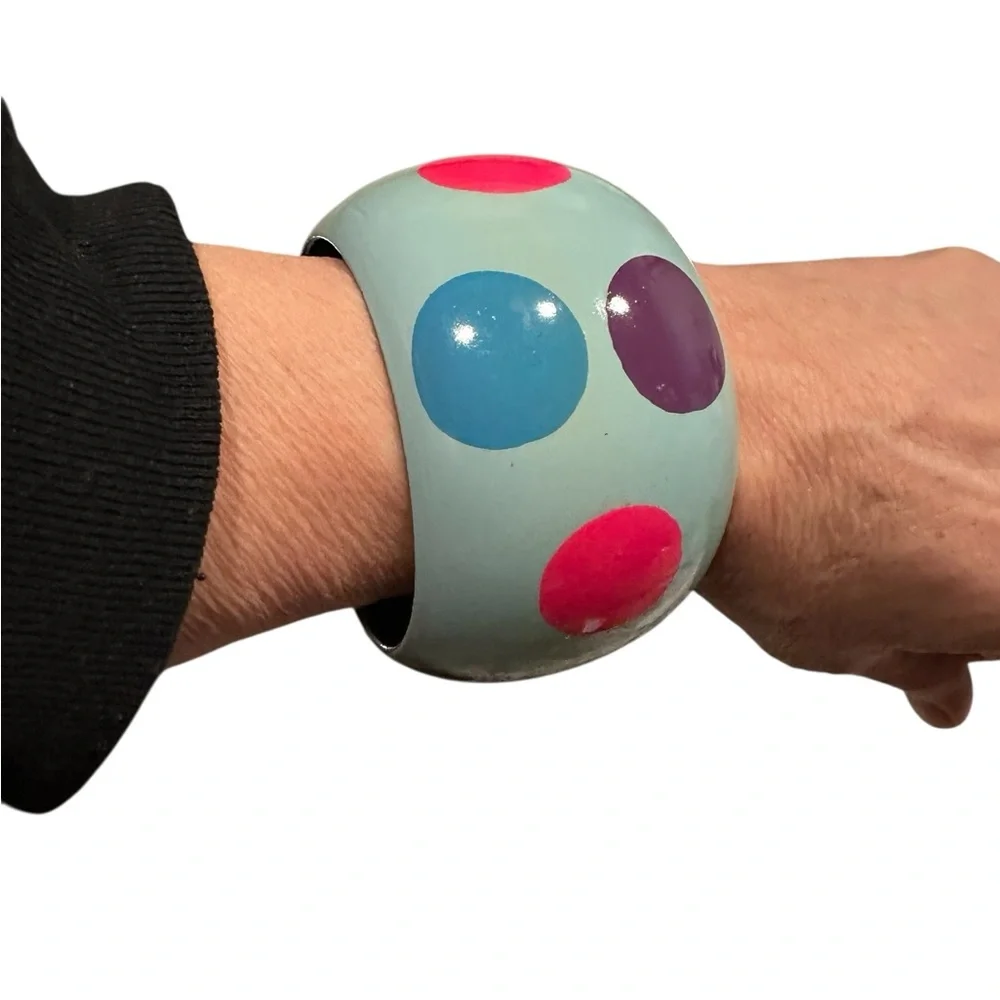 Fantasia Multicolor Polka Dot Bracelet BL/JEW